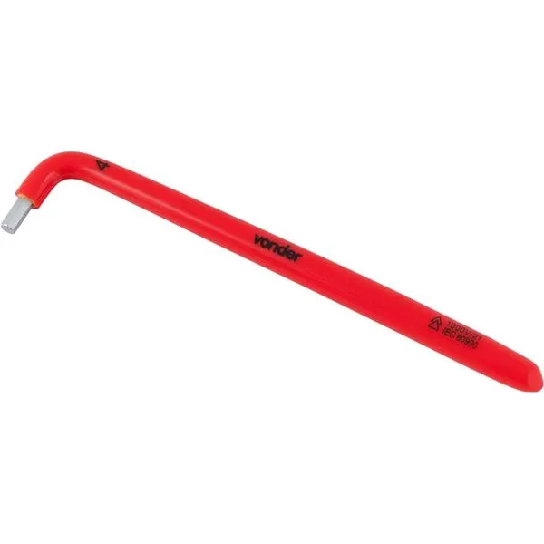 Chave hexagonal (allen) 4,0 mm isolada IEC60900 - VONDER