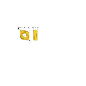 Pastilha para fresamento CNHT 070310 IC908 5603714 ISCAR