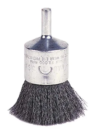 Escova pincel de aço ondulado 19,0 mm haste 1/4" F.0,26 - WEILER