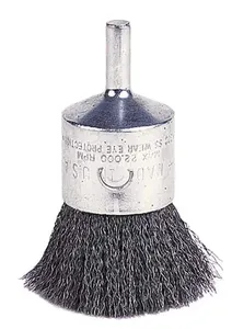 Escova pincel de aço ondulado 19,0 mm haste 1/4" F.0,26 - WEILER