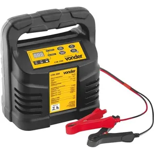Carregador Inteligente de Bateria 12V CIB 200 - VONDER Carregador Inteligente de Bateria 12V CIB 200 127V - VONDER