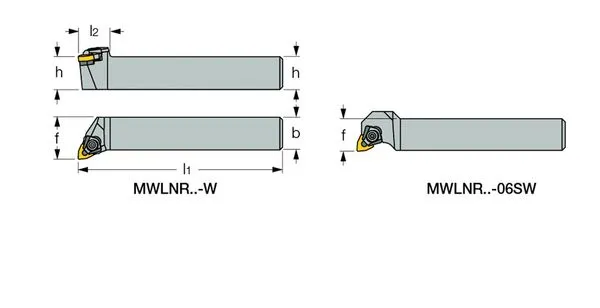 Suporte Torneamento Externo MWLNR 2020 K08W - Iscar
