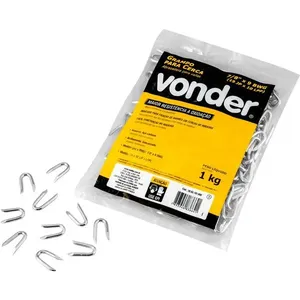 Grampo para cerca 7/8" x 9 BWG (19 x 10 (JP x LPP)) galvanizado VONDER