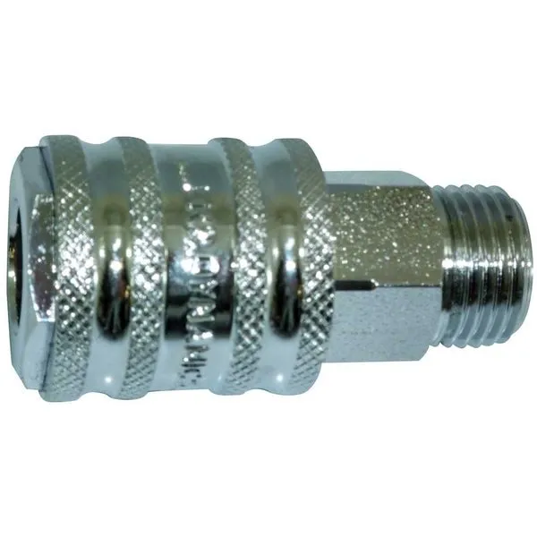 Engate Rápido Macho 1/2" BSP ER-2 Esfera 300LBS Ar - Dynamics