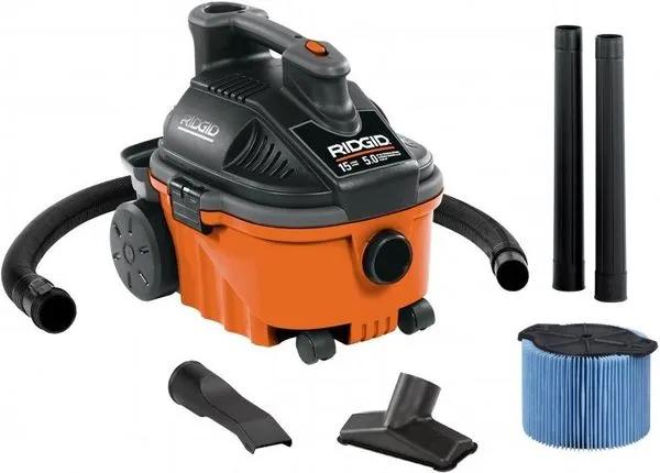 Aspirador de Pó e Líquido 15,16 Litros 5 hp WD4075 WD4076 - RIDGID Aspirador de Pó e Líquido 127 V~ 15,16 Litros 5 hp WD4076BR - RIDGID