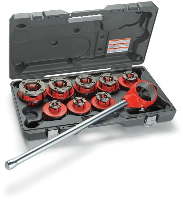 Jogo de tarraxa manual 1/2" a 1" NPT com cabo e catraca 00R - RIDGID