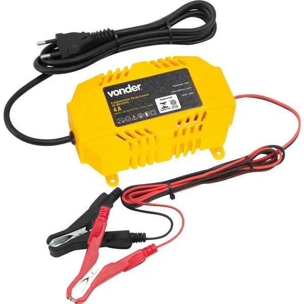 Carregador Inteligente de Bateria 12V CIB 070 - Vonder Carregador Inteligente de Bateria 12V CIB 070 127V - VONDER