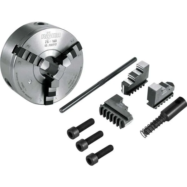 Placa Mecânica para Torno 6" Autocentrante Aço 100717 - RÖHM