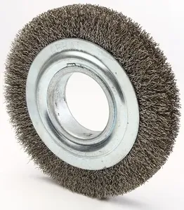 Escova Circular Ondulada 150x13mm Fio 0,40mm 6000Rpm - Abrasfer