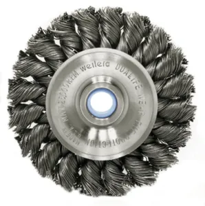 Escova Circular Aço Trançado 115x12mm F22 Fio 0,5mm 12500rpm - Weiler