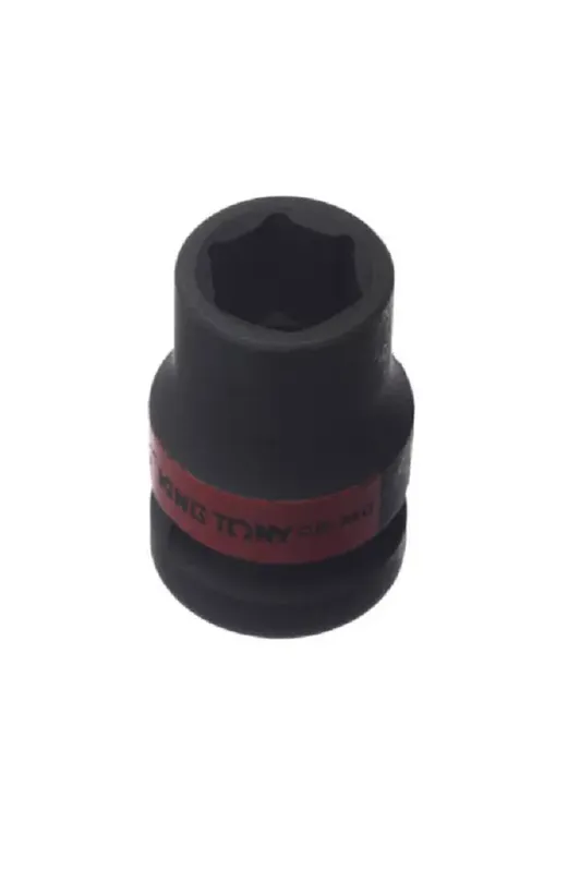 Soquete sextavado de impacto curto com encaixe de 1/2" 3/8" - KING TONY