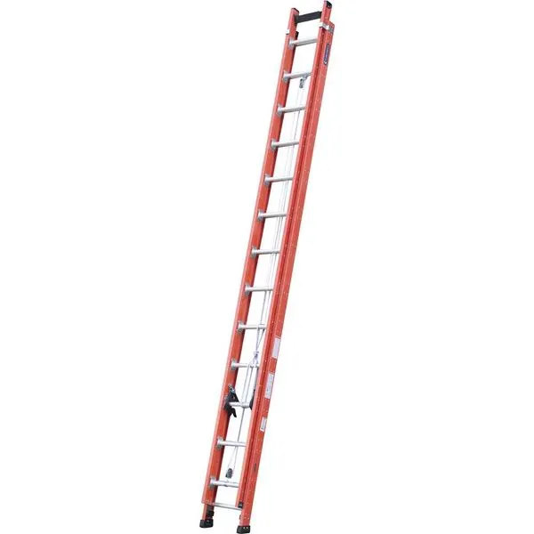 Escada Extensível Vazada Fibra Vidro 4,25x7,25m 23 Degraus EF-23 - Cogumelo