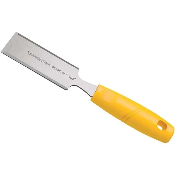 Formão Chanfrado Reto com Cabo de Plástico 7/8" - Tramontina