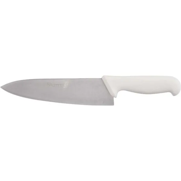 Faca para Carne Refile de Mesa 8" Lâmina Triangular Larga Inox STARRETT Branca