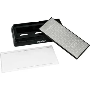 Pedra para afiar diamantada 7" retangular G 600/1200 VONDER