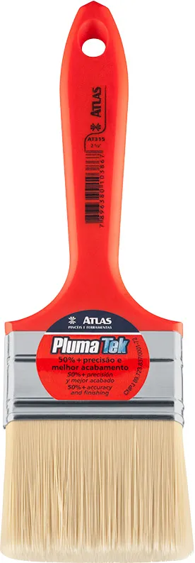 Pincel Cerda Branca 2.1/2" PlumaTek - ATLAS