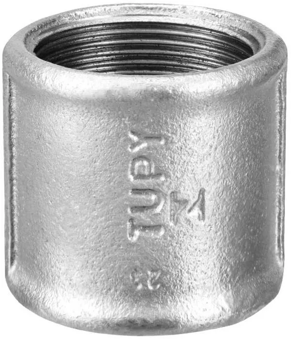 Luva em ferro galvanizado 1" BSP 123160733 - TUPY