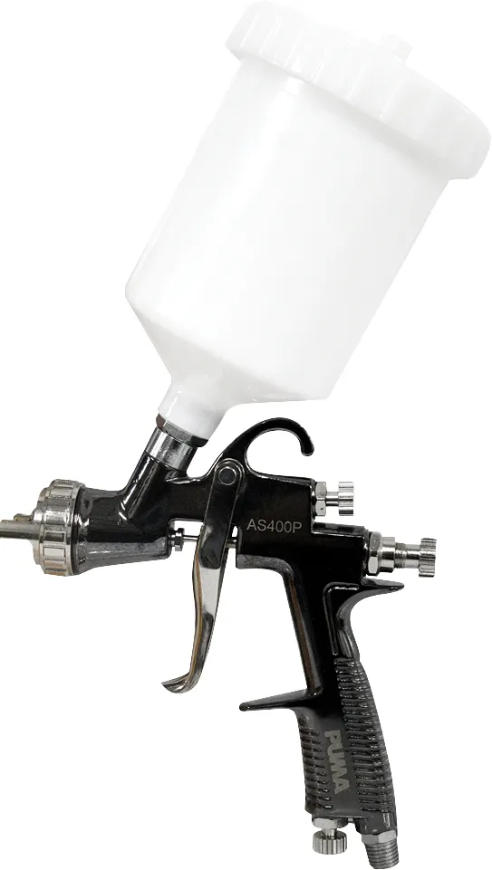 Pistola para pintura bico 1,3 mm caneca 600 ml HVLP AS-400P13 PUMA