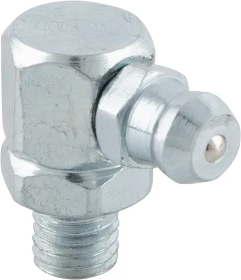 Graxeira curva 1/4" UNF 90° 28 fios - VONDER