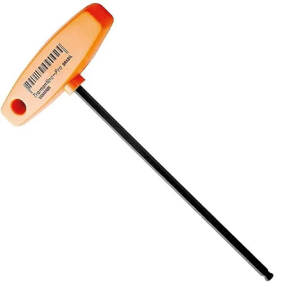 Chave Cabo T com Ponta Hexagonal Abaulada de 3x126mm Profissional 44364103 Tramontina Chave Cabo