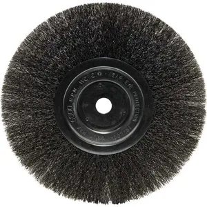 Escova circular aço ondulada 200 mm x 19 mm furo 16 mm - WEILER