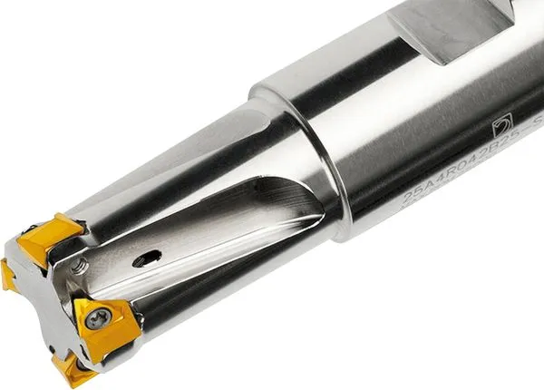 Fresa topo intercambiável 90° para insertos TNGX10 25 mm STN10 PRAMET