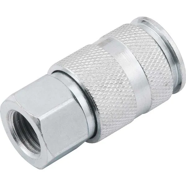 Engate rápido rosca fêmea 1/4" x 1/4" NPT com esferas 20 peças - VONDER