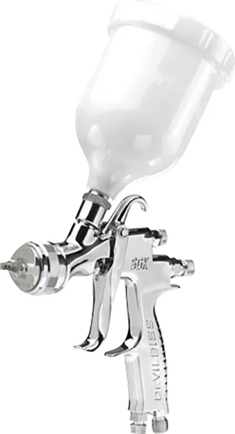Pistola para Pintura Gravidade com Caneca Plástica HVLP Automotiva SGK-600PR - Devilbiss