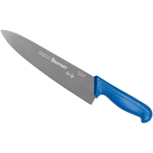 Faca para Carne Refile de Mesa 10" Lâmina Triangular Larga Inox STARRETT Azul