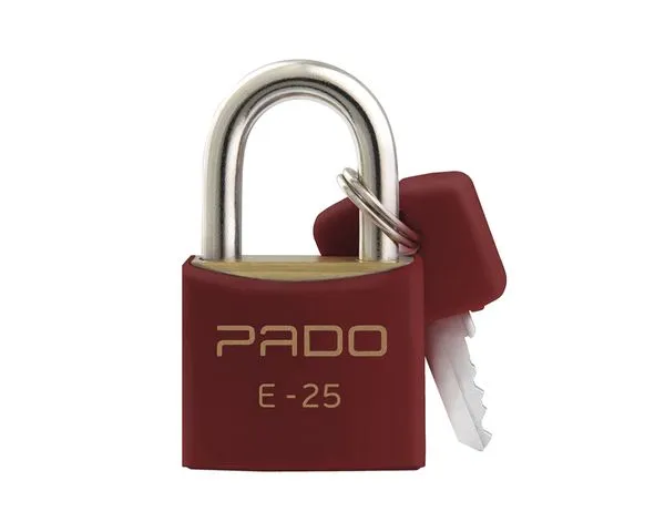 Cadeado Pado 25Mm Vermelho
