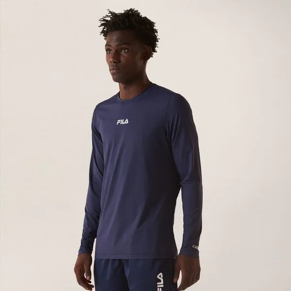 Camiseta Manga Longa Fila Sun Protect Breezy Masculina M