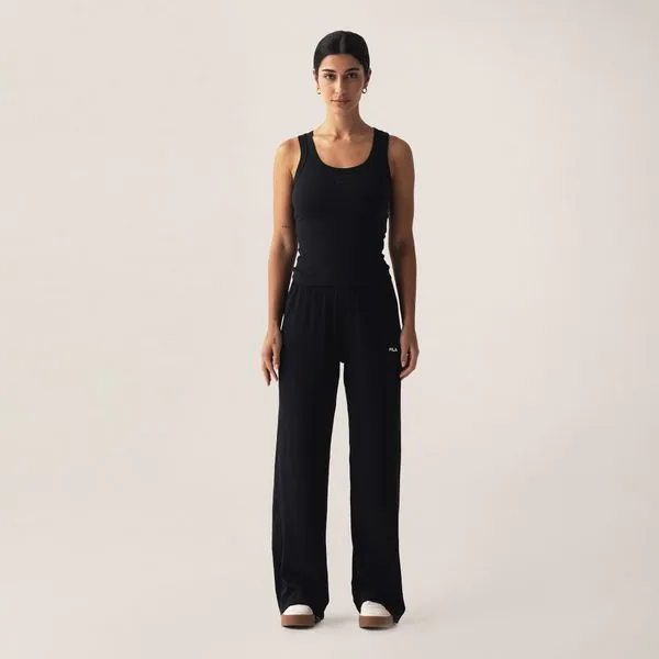 Calça Fila Wide Essentials Canelada Feminina M