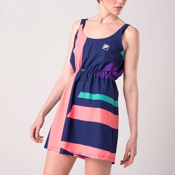 Vestido Fila Maxi Geo Feminino P