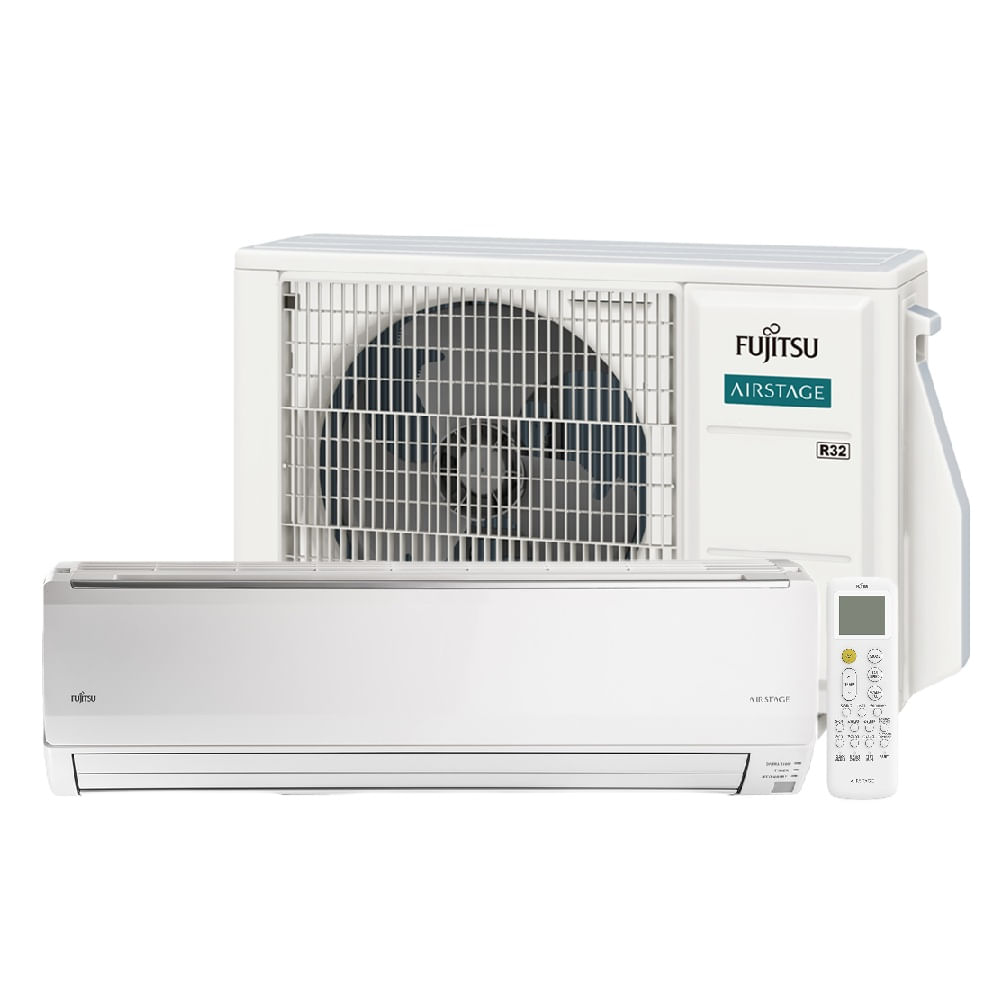 Ar Condicionado Split Hi Wall Inverter Fujitsu Airstage Premium 18000 BTU/h Frio ASBG18CMBA - 220 Volts