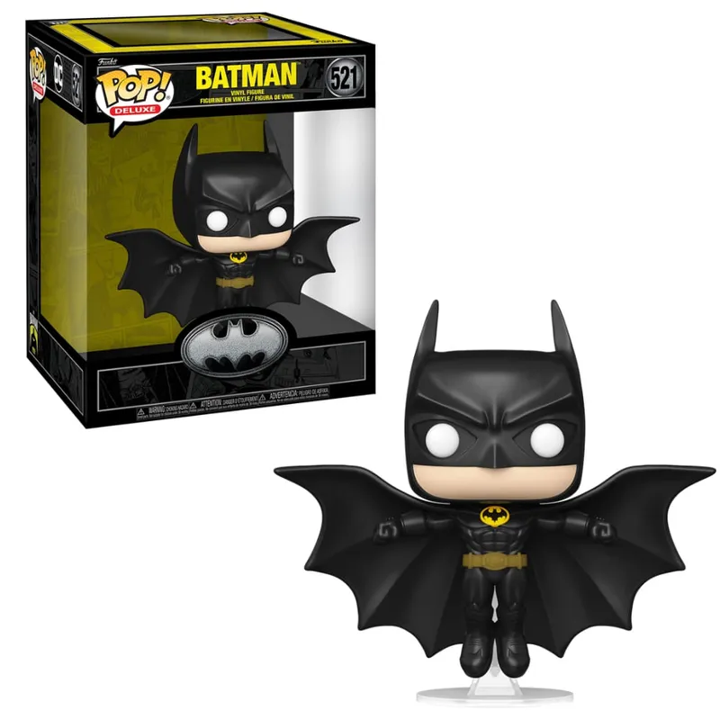 Boneco Funko Pop! Deluxe DC Comics - Batman 85 Anos - Batman Voando (1989)