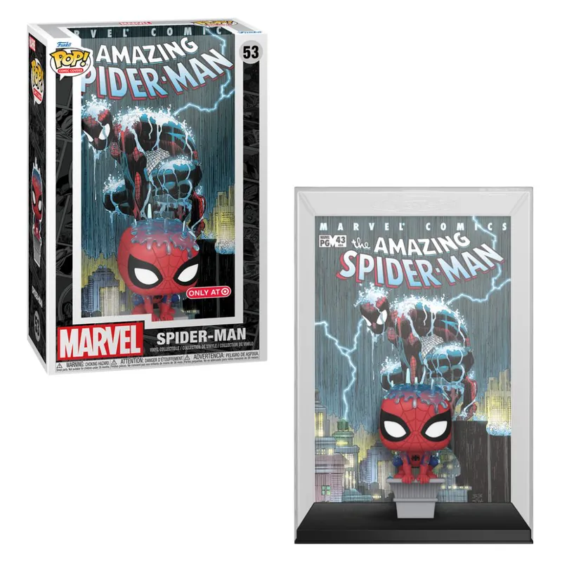 Boneco Funko Pop! Marvel Comic Cover - O Espetacular Homem-Aranha