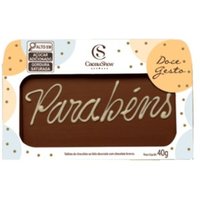 Tablete ao Leite Chocoarte Parabéns