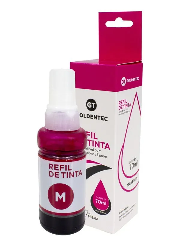 Refil de Tinta Compatível com Epson T6643/T6723 - Magenta
