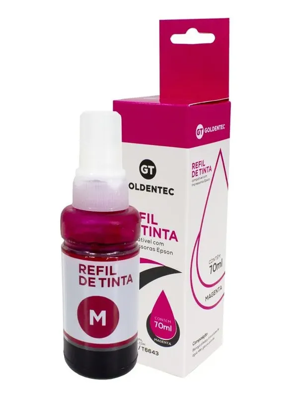 Refil de Tinta Compatível com Epson T6643/T6723 - Magenta
