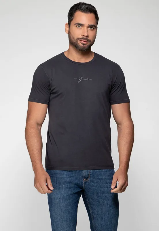 Camiseta 1981 Costas Guess Preto