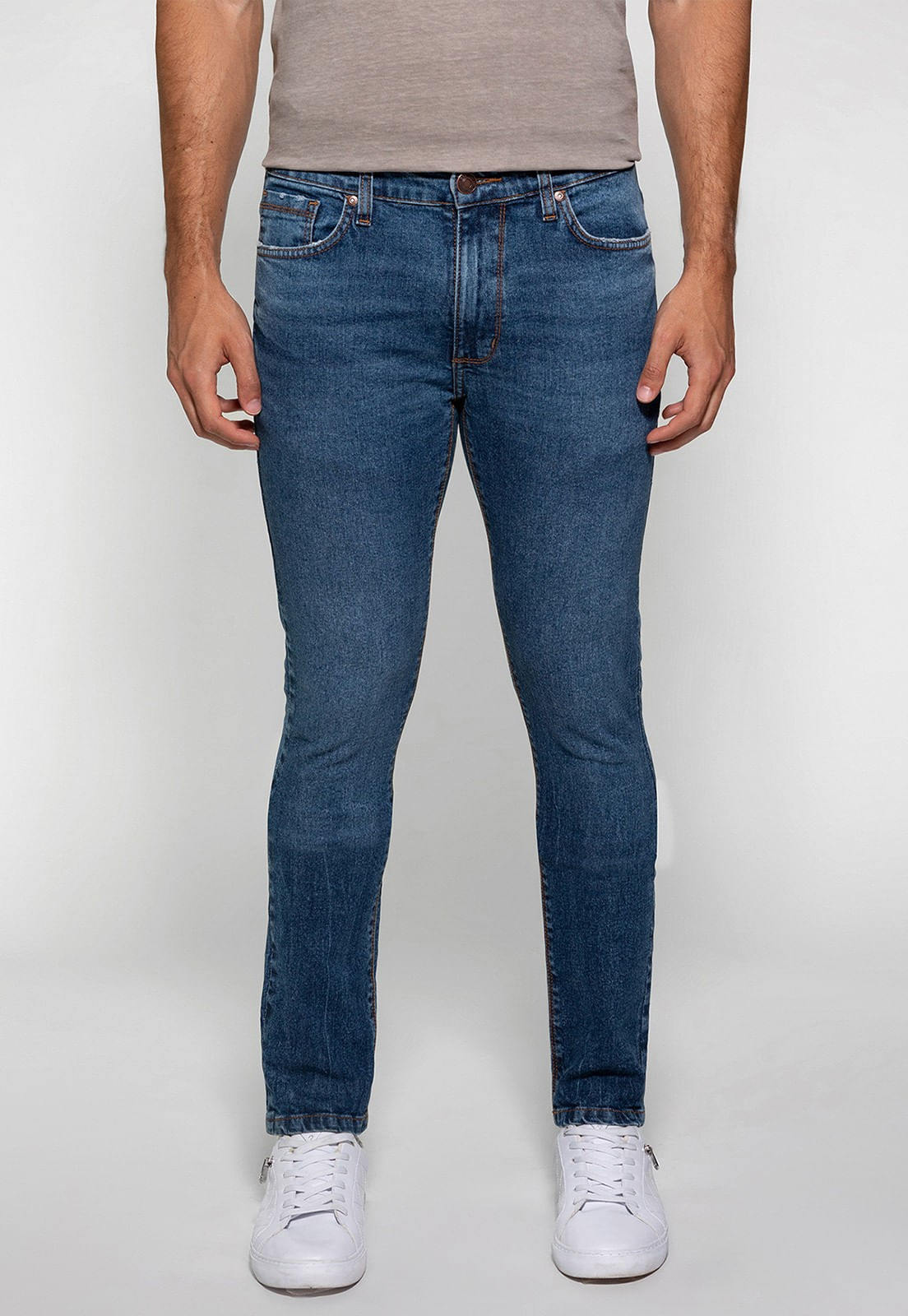 Calça Jeans Skinny Guess Azul