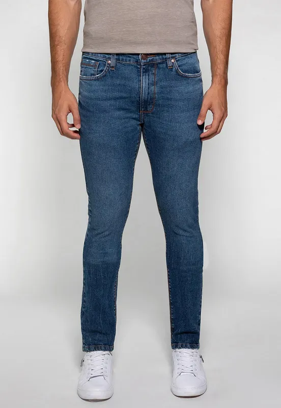 Calça Jeans Skinny Guess Azul