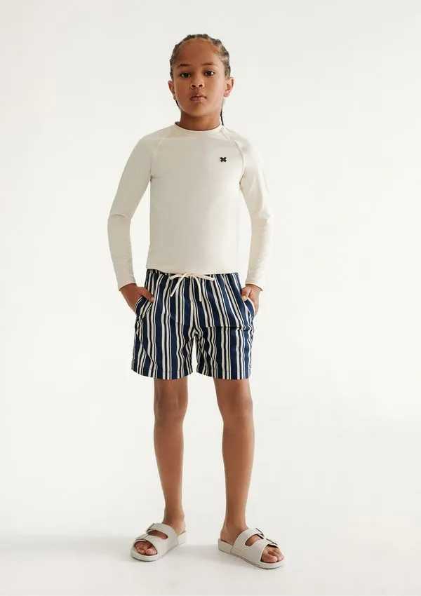 Shorts Infantil Menino Estampado - Preto 006