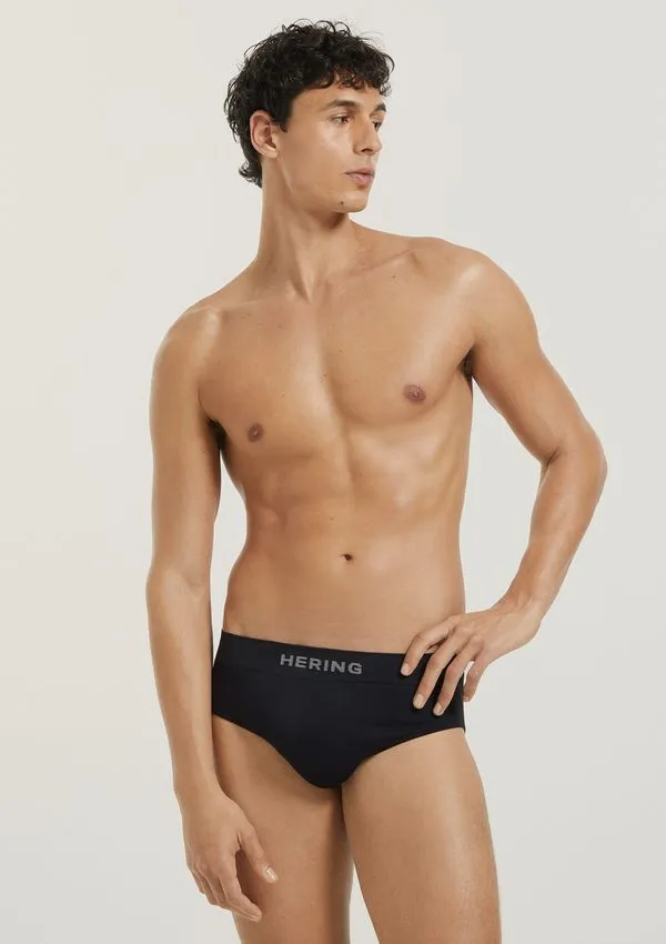 Kit 2 Cuecas Slip Sem Costura - Preto G