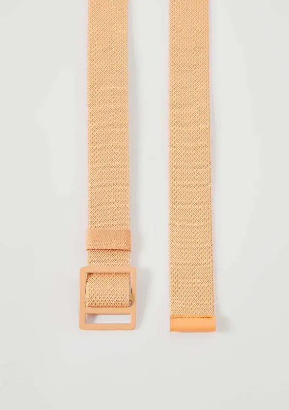 Cinto Feminino Em Nylon - Laranja G
