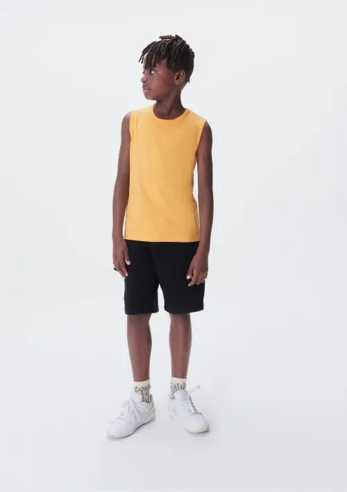 Regata Básica Infantil Menino Modelagem Tradicional - Laranja 006