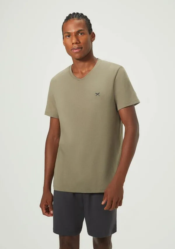 Pijama Masculino Curto Em Malha - Verde G