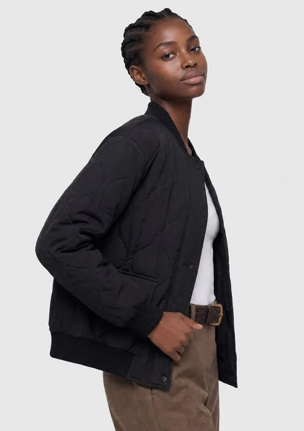 Jaqueta Feminina Bomber Puffer - Preto XP