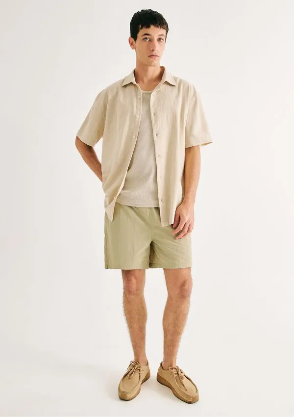 Shorts De Banho Masculino Texturizado - Verde M