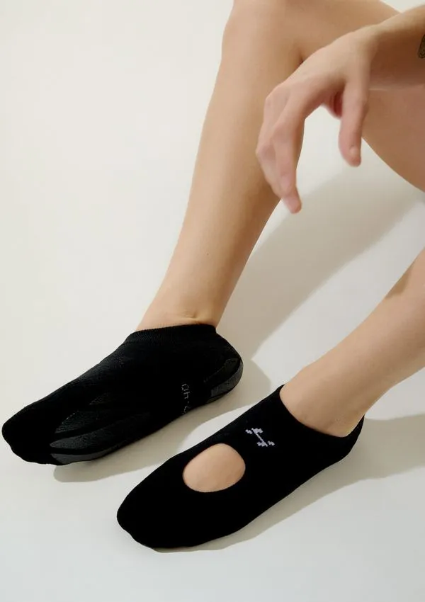 Meia Sapatilha Unissex - Preto P